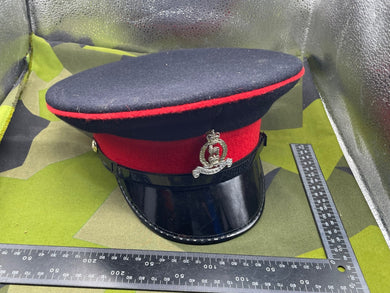 Original British Army Adjutant General Corps Peaked Cap - Size 58cm - The Militaria Shop
