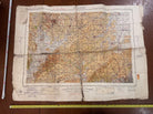 Original WW2 British Army RAF Navy Base Map of England - The Midlands Birmingham - The Militaria Shop