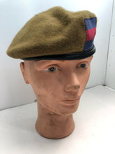 Charger l&#39;image dans la galerie, Genuine British Army Guards Regiment Khaki Regimental Beret Hat - Size 56cm
