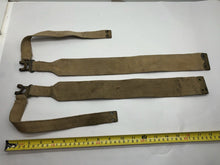 Load image into Gallery viewer, Original WW2 British Army 37 Pattern Canvass L Straps Set
