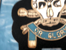 Load image into Gallery viewer, British Army Bullion Embroidered Blazer Badge - Death or Glory 17th/21st Lancers
