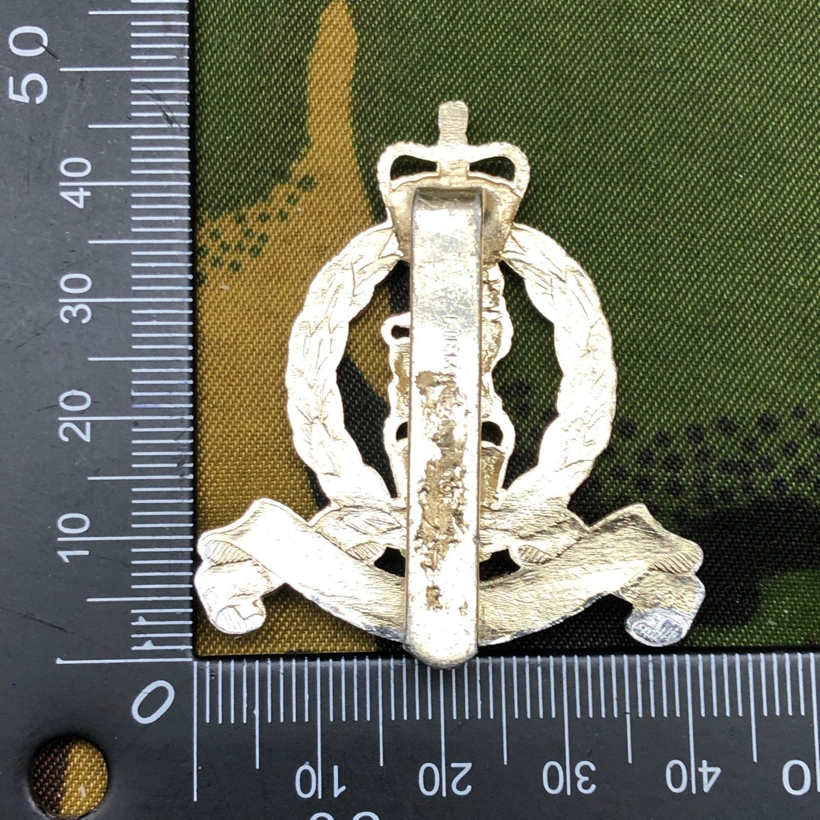 Original British Staybrite Army Cap Badge - Adjutant General's Corps - The Militaria Shop