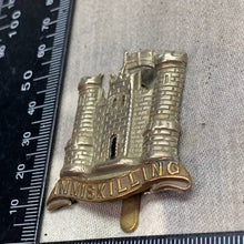 Load image into Gallery viewer, Original WW1 British Army Cap Badge - 6th (Inniskilling) Dragoons
