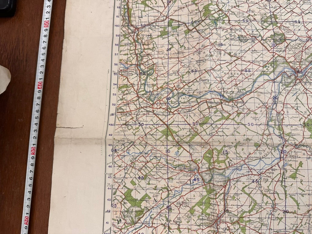 Original WW2 British Army GSGS OS Map of Scotland - Kelso - The Militaria Shop