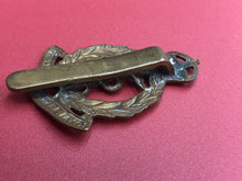 Load image into Gallery viewer, Original WW2 British Army Cap Badge - Royal Army Medical Corps RAMC
