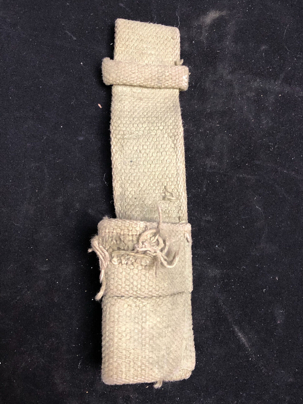 Original WW2 British Army 37 Pattern No.4 Stick Bayo Webbing Frog