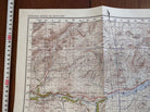 Original WW2 British Army OS Map of Scotland - Loch Ericht & Loch Laggan - The Militaria Shop