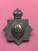 Load image into Gallery viewer, Original WW1 British Army 1st King&#39;s Dragoon Guards Cap Badge
