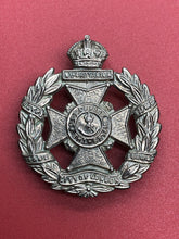 Load image into Gallery viewer, Original WW1 British Army Rifle Brigade 8th Battalion The Post Office Cap Badge
