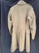 Genuine British Army Man's Mounted Regiment Khaki Greatcoat - 37" Chest - The Militaria Shop