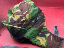 Charger l&#39;image dans la galerie, British Army Issue DPM Camouflage Cold Weather Cap Hat, Medium
