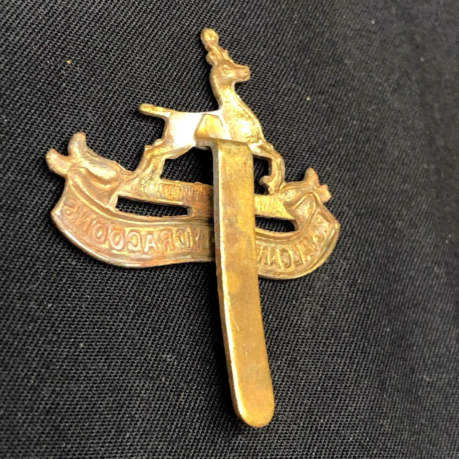 Original British Army WW1 / WW2 Royal Canadian Dragoons Cap Badge - The Militaria Shop