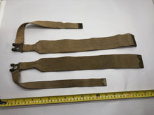 Load image into Gallery viewer, Original WW2 British Army 37 Pattern Canvass L Straps Set
