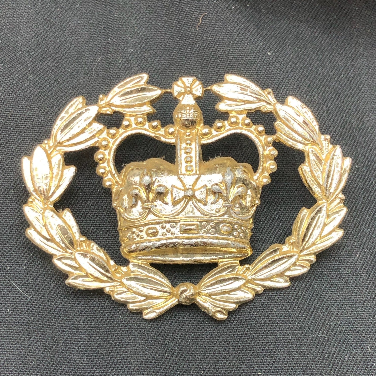 Original British Staybrite Army Cap - Warrant Officer 2nd Class - The Militaria Shop