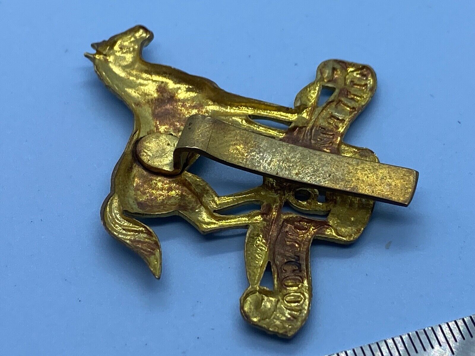 Original Canadian Army 19th Alberta Dragoons Cap Badge - The Militaria Shop