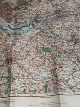 Load image into Gallery viewer, Original WW2 German Army Map of UK - Manchester / Liverpool / North West England
