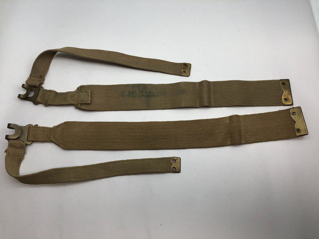 Original WW2 British Army L Strap 37 Pattern Set - Wartime Dated - Old Stock