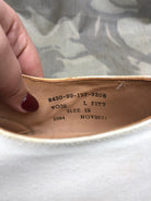 Genuine British Army Women's White Summer Shoes - WW2 Pattern - Size UK 12 L - The Militaria Shop