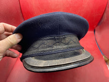 Load image into Gallery viewer, Original British Army High Ranking Officer&#39;s Cap with Braided Peak - Size 6  7/8
