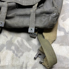 Load image into Gallery viewer, Original WW2 British Army / RAF 37 Pattern Webbing Small Pack &amp; L Straps Set
