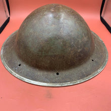 Load image into Gallery viewer, Original British Army WW2 Soldiers Military Combat Mk2 Brodie Helmet - SA Made
