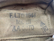 Load image into Gallery viewer, Original WW2 37 Pattern British Army Bren Pouch 1944 Dated
