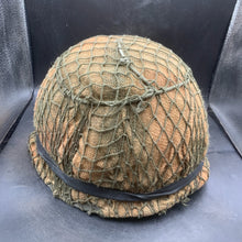 Load image into Gallery viewer, Genuine Dutch Army M53 Euroclone of US M1 Camouflaged Helmet &amp; Liner Set - The Militaria Shop
