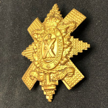 Load image into Gallery viewer, Genuine British Army Brass Cap Badge - Glasgow Highlanders - The Militaria Shop
