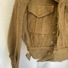 Load image into Gallery viewer, Original British Army Battledress Jacket - Size Ex.5 - 30&quot; Chest - ROF Chorley - The Militaria Shop
