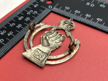 Load image into Gallery viewer, Original WW2 British Army Cap Badge - Royal Armoured Corps
