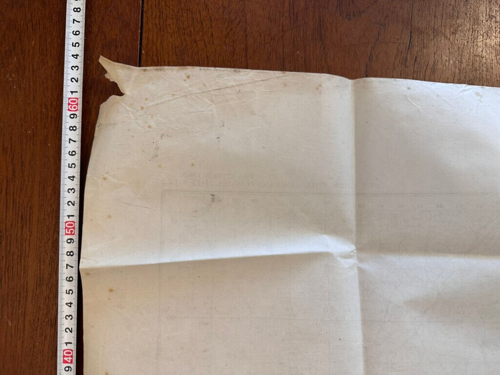 Original WW2 British Army GSGS OS Map of England & Wales - Plymouth - The Militaria Shop