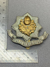 Load image into Gallery viewer, Original WW1 British Army Cheshire Regiment Cap Badge
