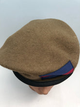 Load image into Gallery viewer, Genuine British Army Khaki Guards Regimental Beret Hat - Size 62cm
