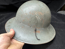 Load image into Gallery viewer, Original WW2 British Civil Defence Civillian Zuckerman Helmet - 1941 Dated
