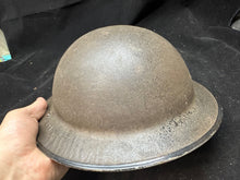 Load image into Gallery viewer, Original WW2 British Civil Defence Home Front Mk2 Brodie Helmet
