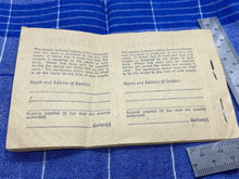 Charger l&#39;image dans la galerie, Original British Army / Wartime Drivers Petrol Ration Coupons Book - Complete
