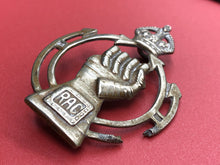 Load image into Gallery viewer, Original WW2 British Army Royal Armoured Corps Cap Badge
