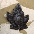 Original Canadian Army WW1 19th Lincoln Regiment Bronze Cap Badge - The Militaria Shop