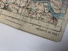 Load image into Gallery viewer, Original WW2 British Army / RAF Map - The Border - Scotland
