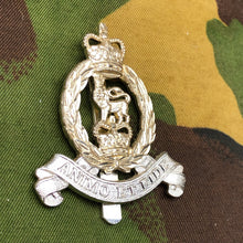 Load image into Gallery viewer, Original British Staybrite Army Cap Badge - Adjutant General&#39;s Corps - The Militaria Shop
