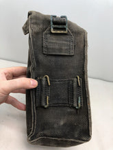 Load image into Gallery viewer, Original WW2 British Army 37 Pattern Bren Pouch - Used Condition
