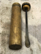 Original WW1 British Army SMLE Enfield Brass Oil Bottle - EFD Marked - The Militaria Shop