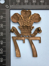 Load image into Gallery viewer, British Army Victorian 77th (East Middlesex) Regiment of Foot Cap Badge
