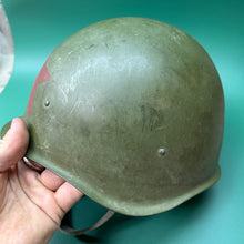 Charger l&#39;image dans la galerie, Original WW2 Russian Army Ssh 40 Combat Helmet - Interesting Marking!
