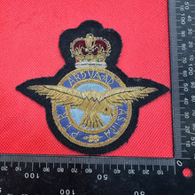 Load image into Gallery viewer, British RAF Royal Air Force Bullion Embroidered Blazer Badge
