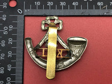 Load image into Gallery viewer, Original WW2 British Army King&#39;s Shropshire Light Infantry KSLI Cap Badge
