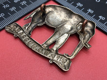 Load image into Gallery viewer, Original British Army 19th Hussars (Princess of Wales&#39;s Own) Cap Badge
