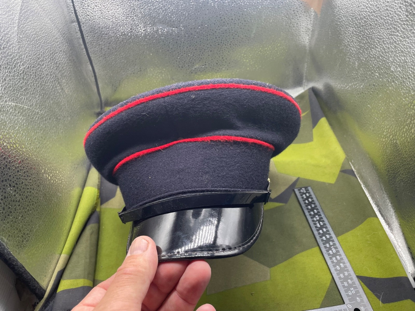 Original British Army Royal Engineers Peaked Cap - Size 54cm - The Militaria Shop