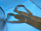 Original Pair of WW2 British Army 37 Pattern Khaki Canvas L-Straps - The Militaria Shop