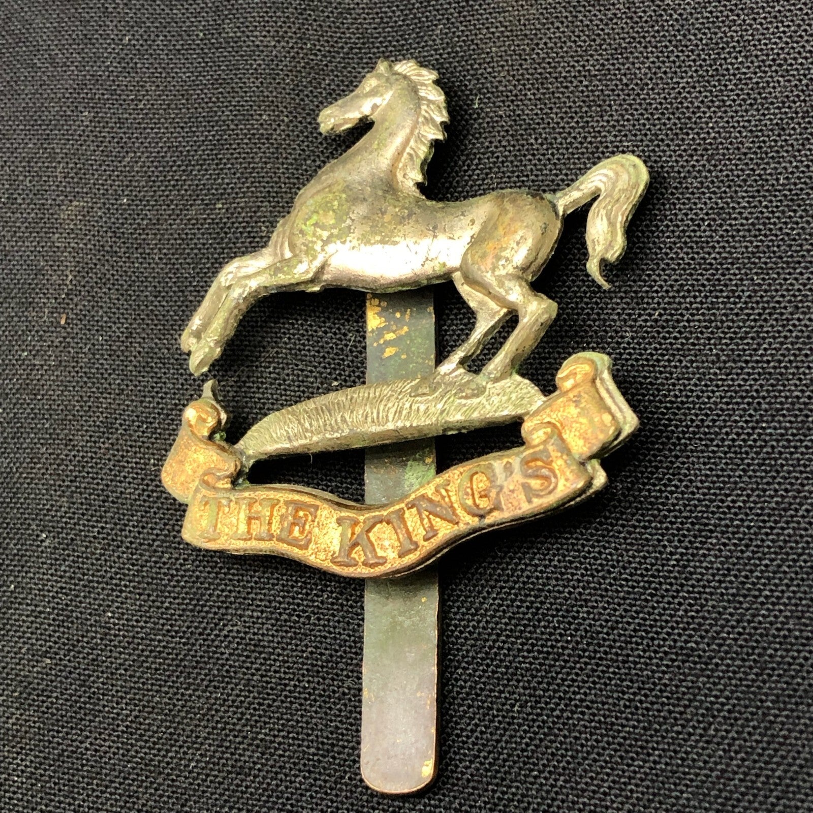 Genuine British Army Cap Badge - King's Regiment (Liverpool) - The Militaria Shop